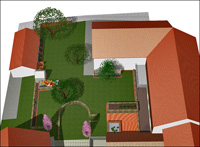 Gartengestaltung Einfamilienhaus in Isny